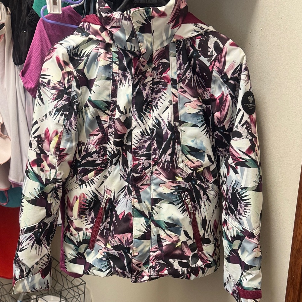 Obermeyer Clare Sugar and Spikes Ski Jacket